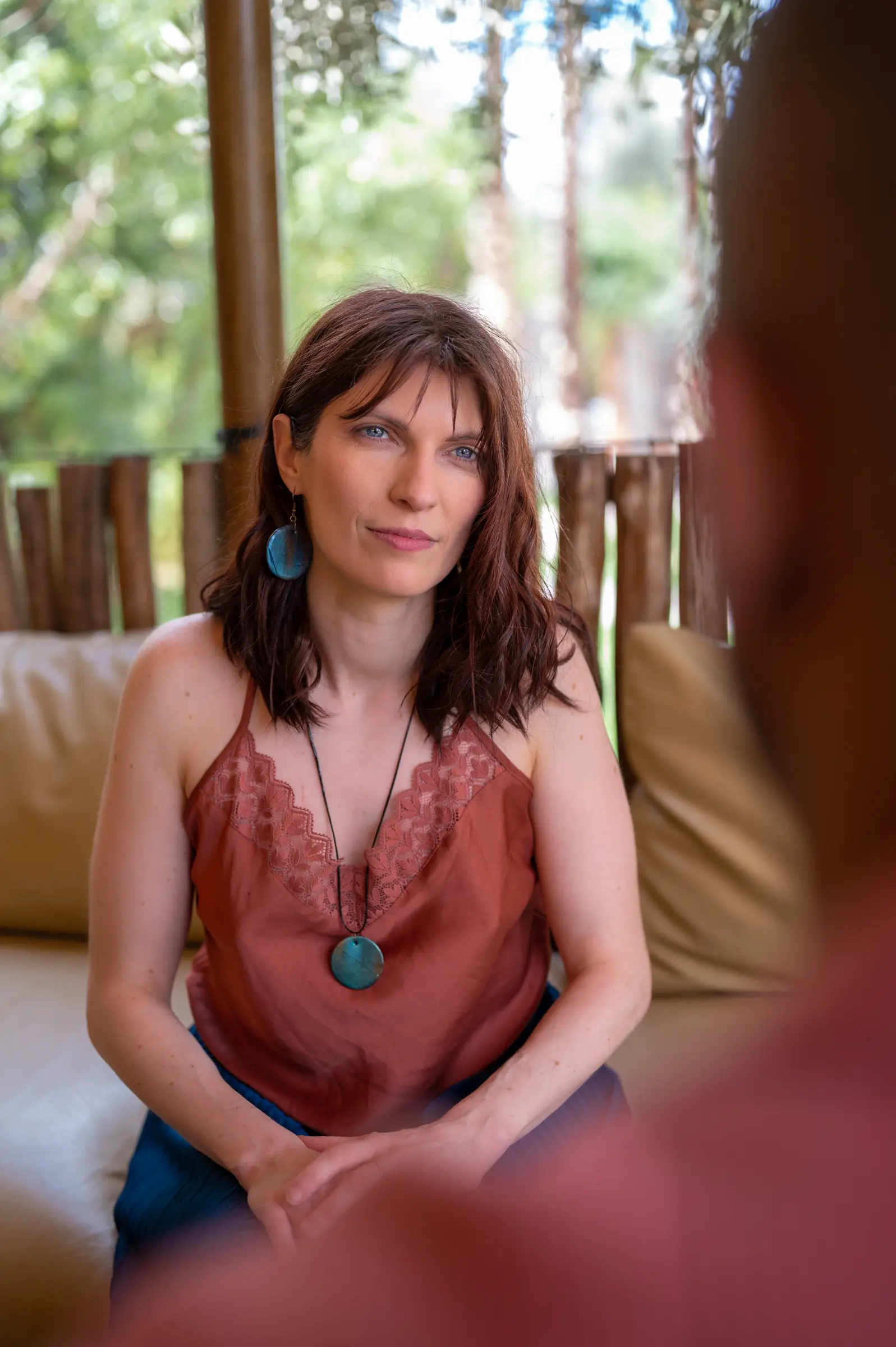Claire Lemoine en séance de coaching